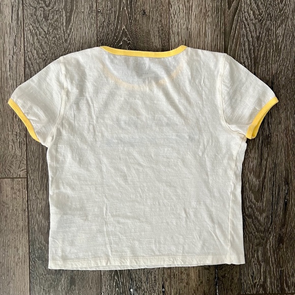 J. Crew Cropped Graphic Ringer Tee - Picture 5 of 5